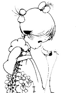 Precious moments coloring pages all kids network