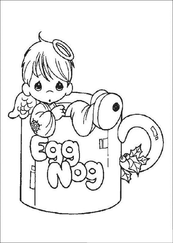 Baby girl coloring pages