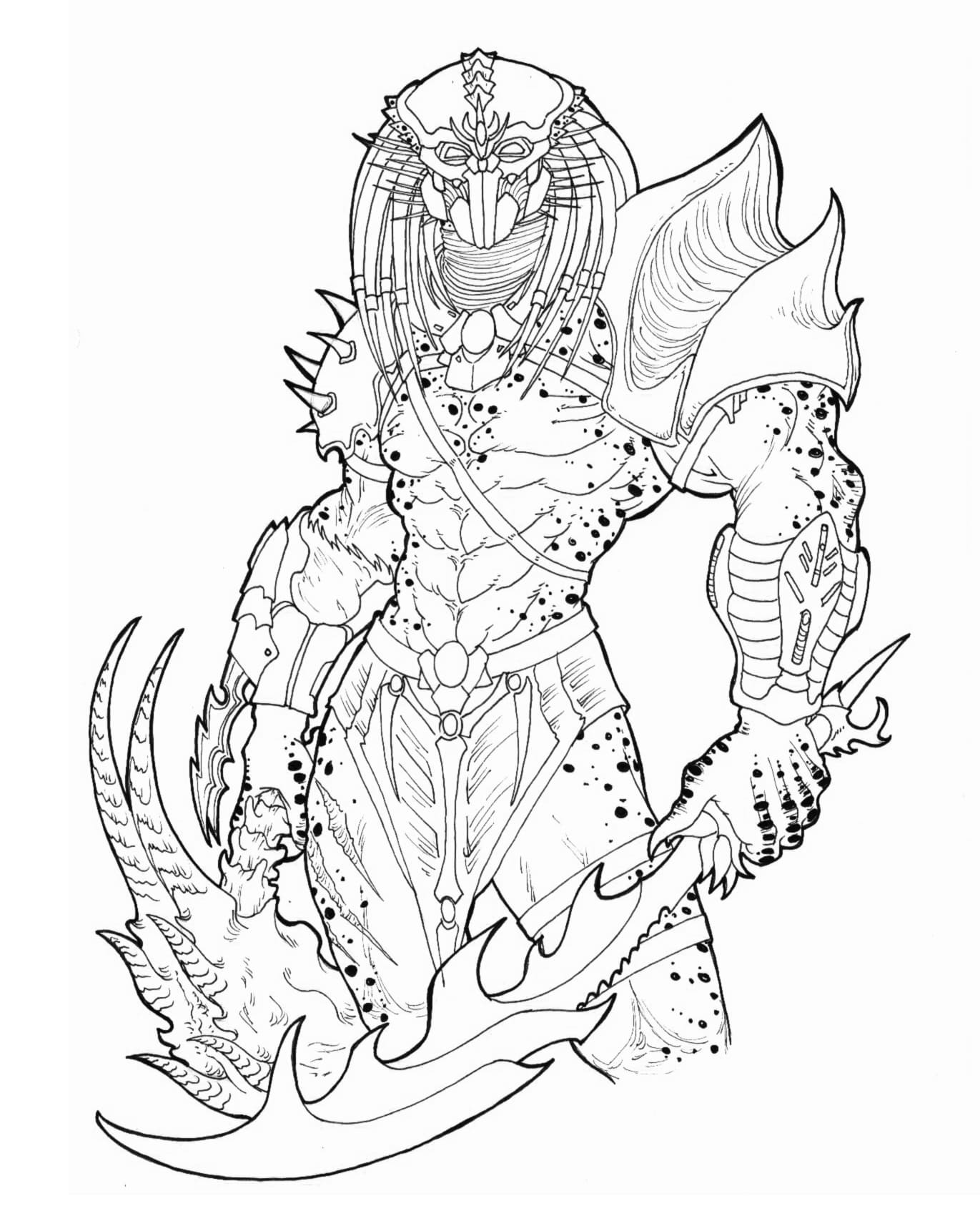 Predator coloring pages