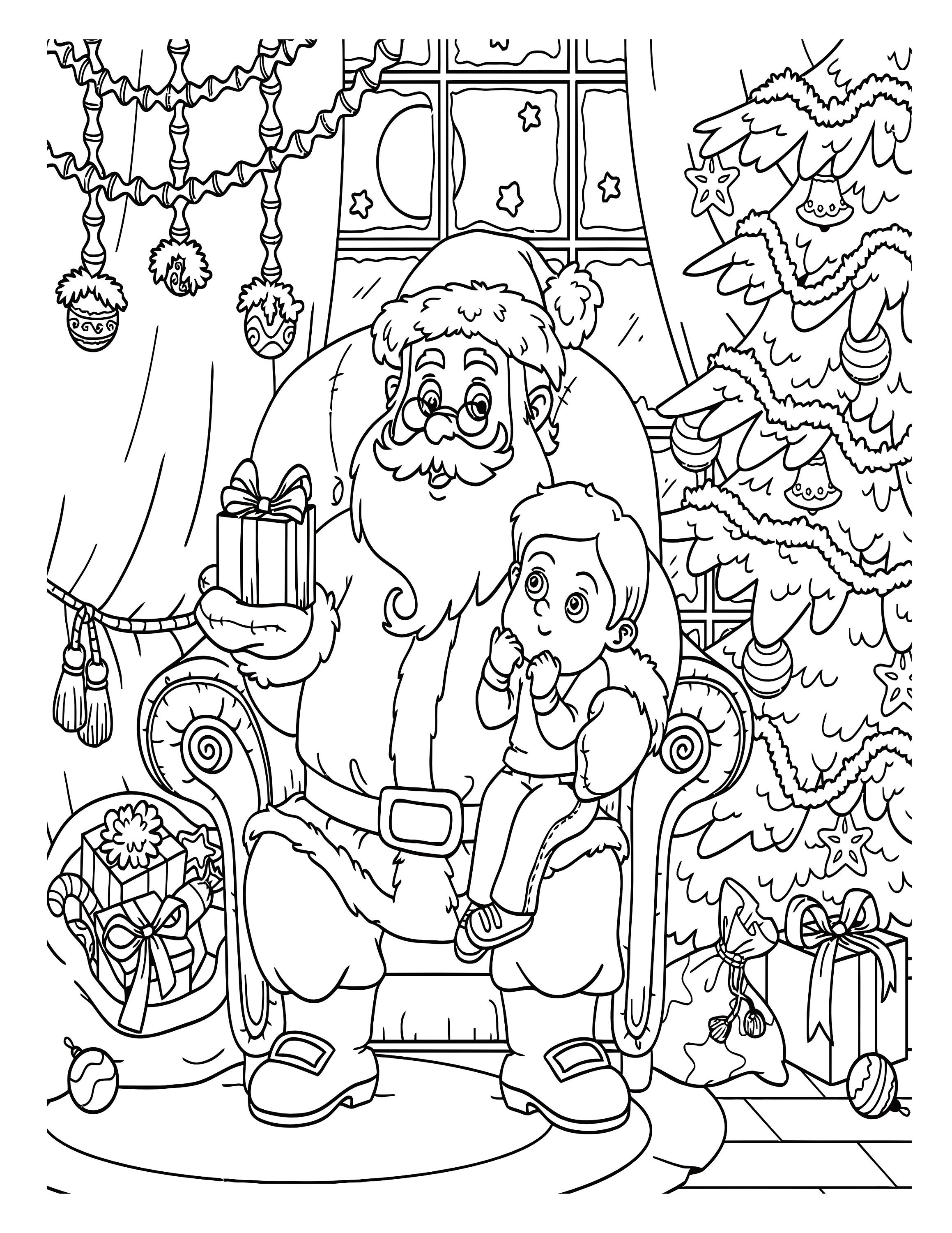 Printable christmas coloring pages for kids xmas coloring pages for kids