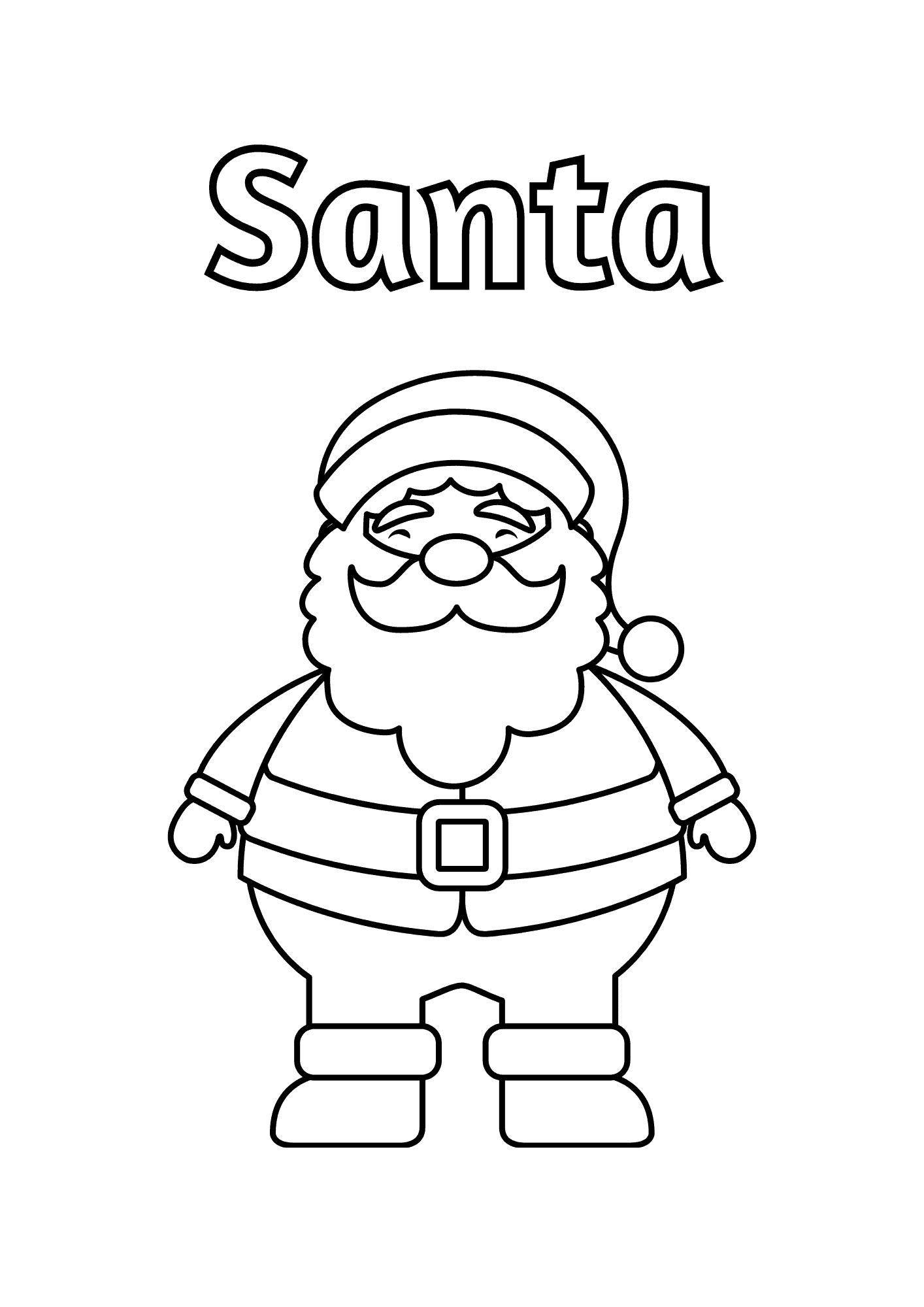 Free christmas colouring pages for kids