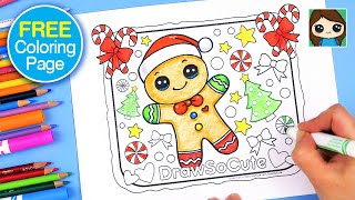 Christmas coloring page ð free printable