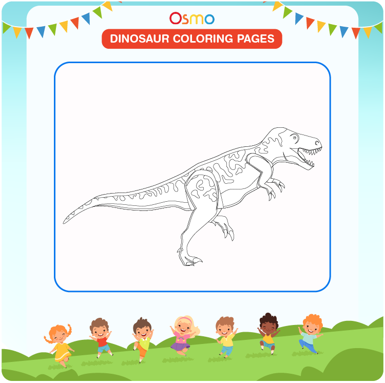 Dinosaur coloring pages download free printables