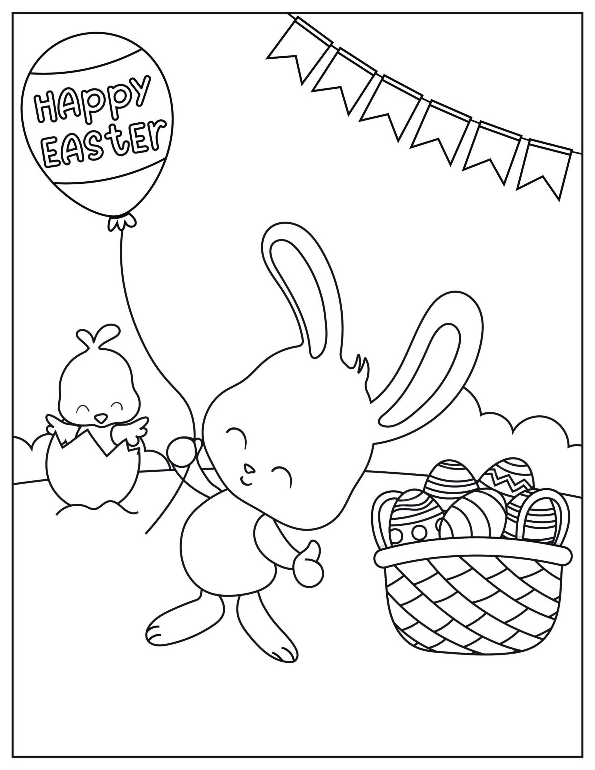 Free printable easter coloring pages