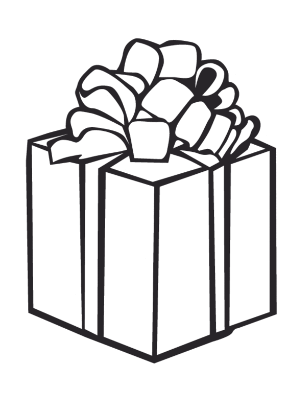 Presents coloring pages