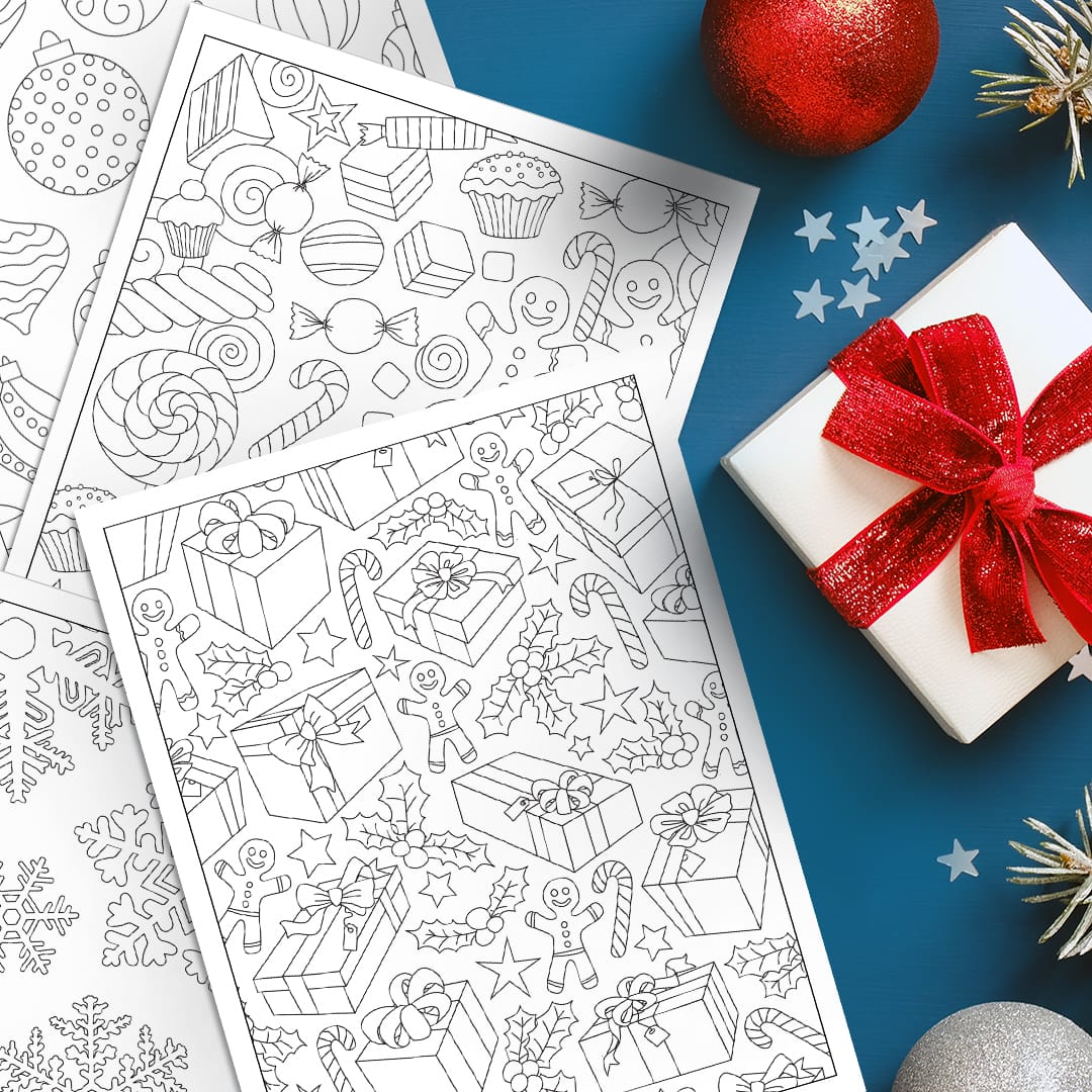 Printable christmas coloring pages