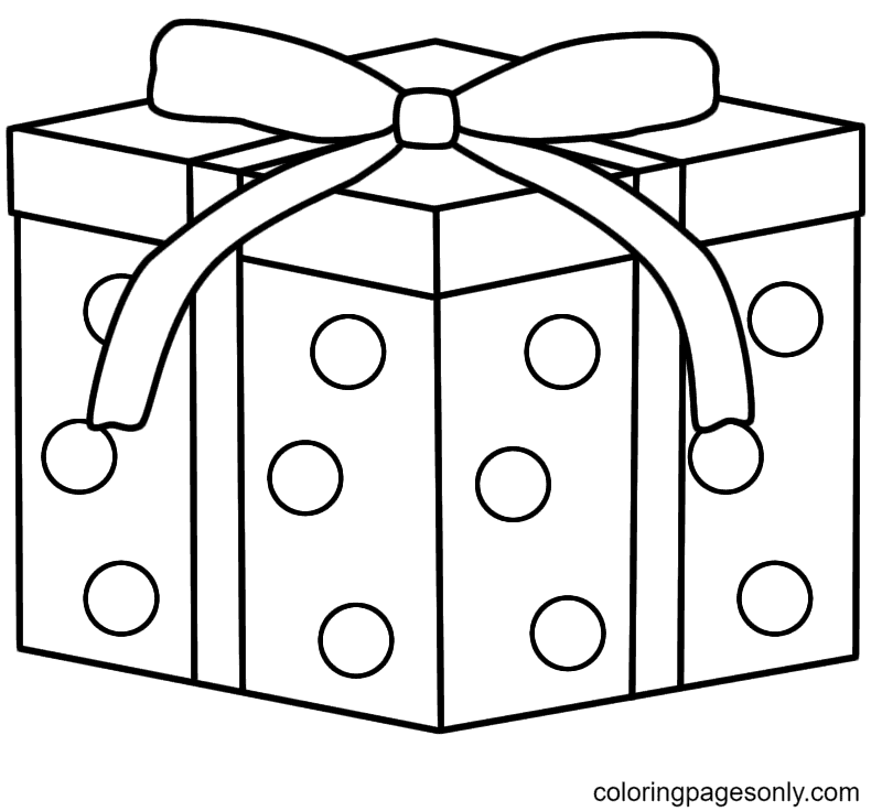 Christmas gifts coloring pages printable for free download