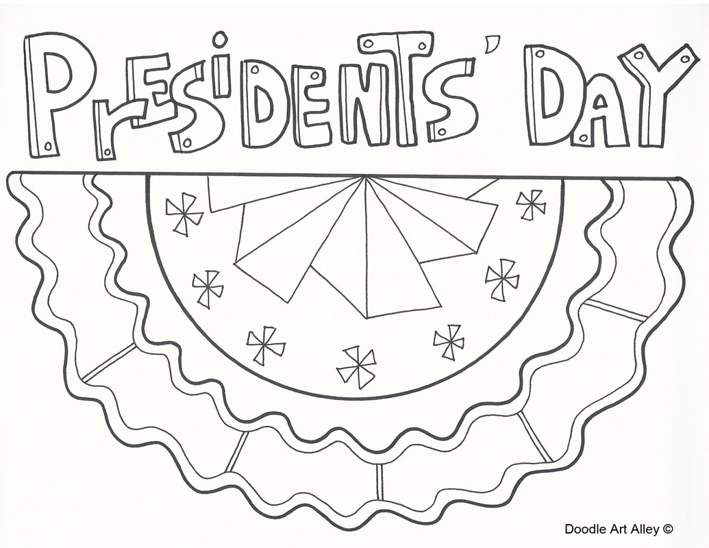 Presidents day coloring pages