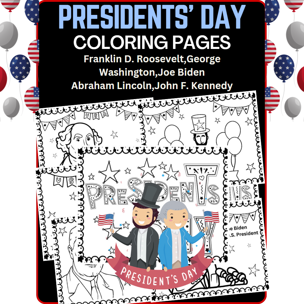 Presidents day coloring sheets for kids patriotic coloring pages abrahamâ made by teachers