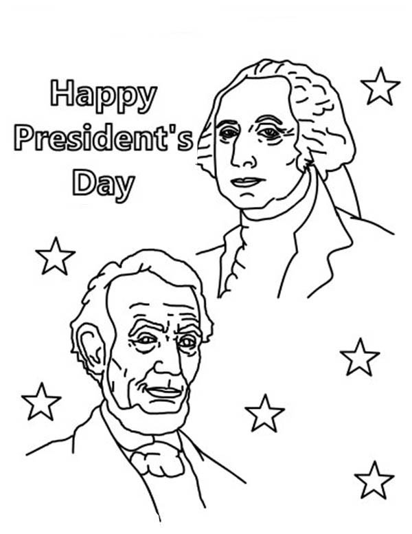 Presidents day coloring pages