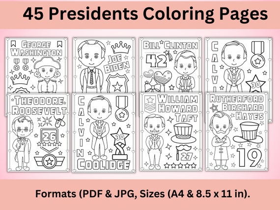 Printable presidents day coloring pages presidents day coloring sheets february coloring book activity