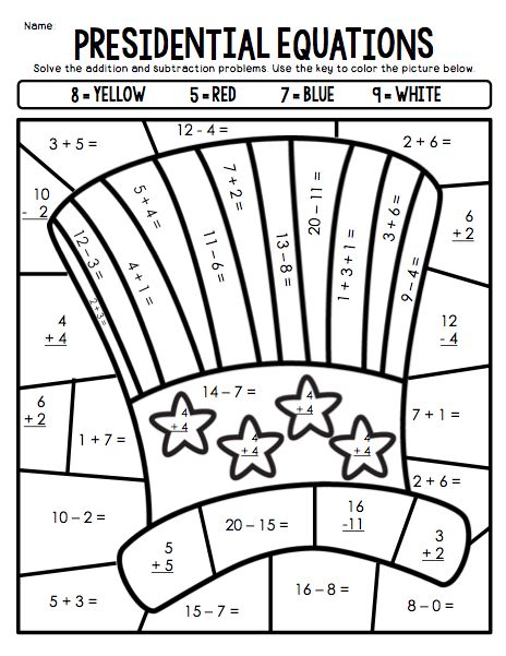 Presidents day worksheets