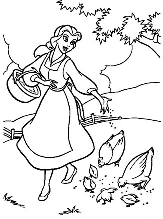 Princess coloring page