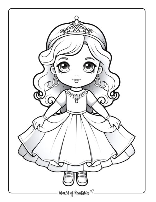 Best princess coloring pages