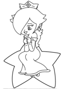 Rosalina coloring pages free coloring pages