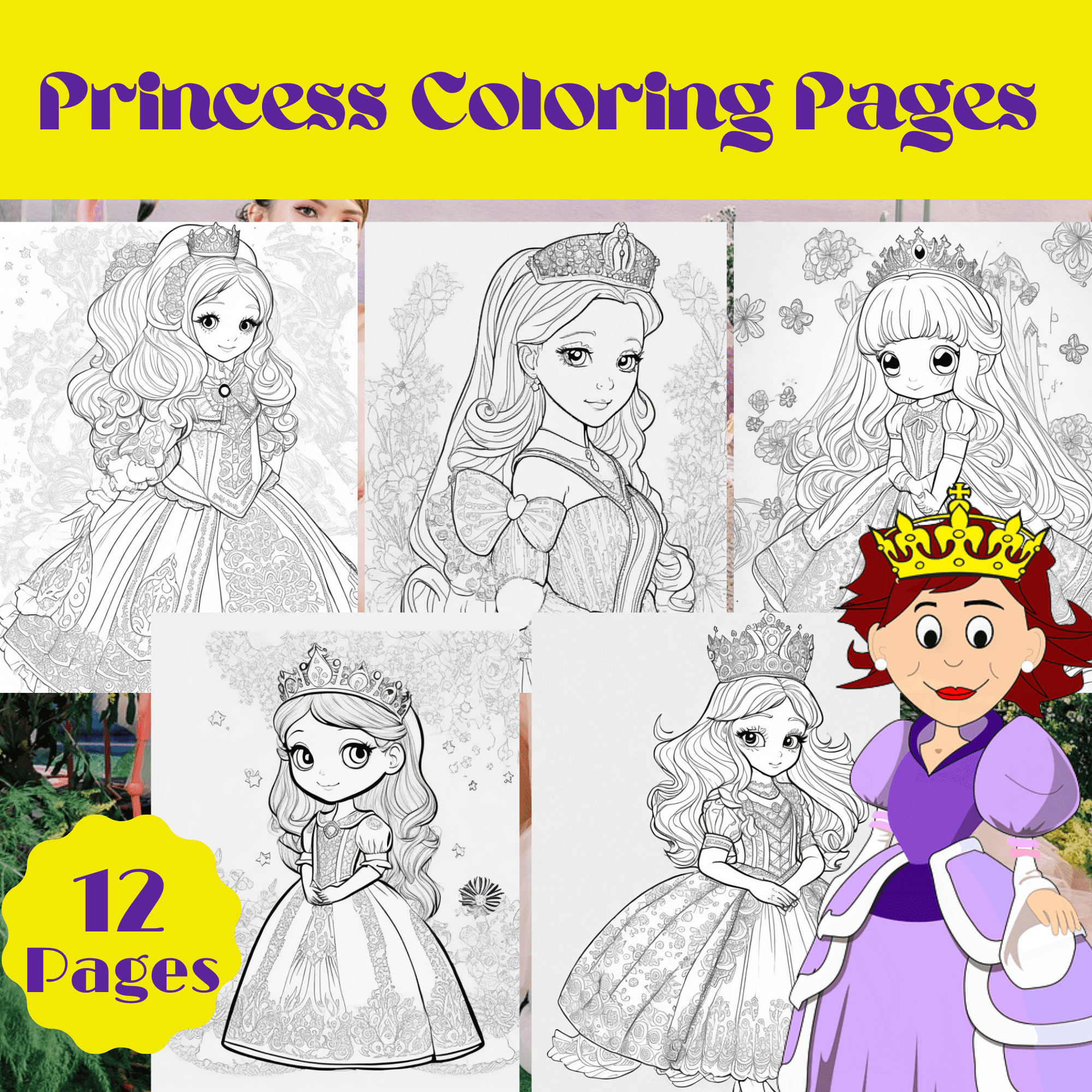 Princess coloring pages