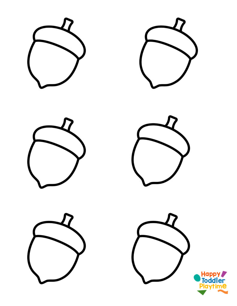 Free acorn templates for crafts