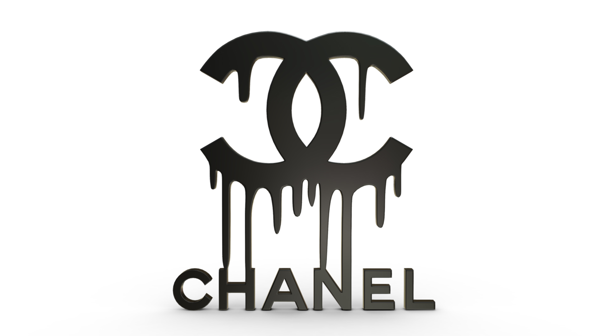 Stl file chanel logo ðãtemplate to download and d printãcults