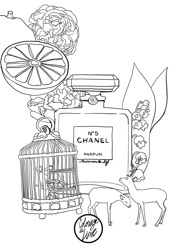 Coloriage de luxe coloring pages for adults â chens chai