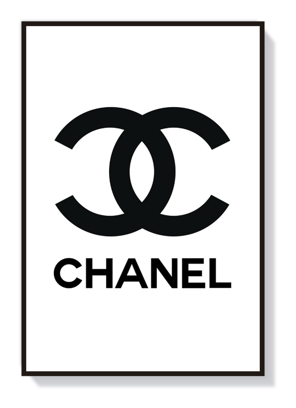 Chanel luxury fashion poster print designer wall art modern art