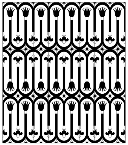 Egyptian pattern coloring page free printable coloring pages