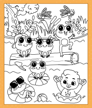 Five little monkeys coloring page for children free printable to download
