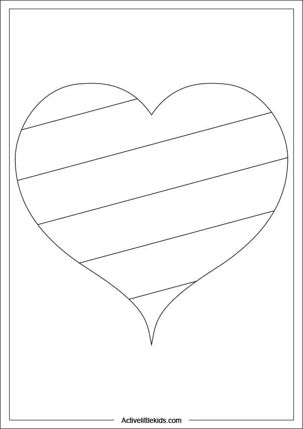 Free heart coloring pages