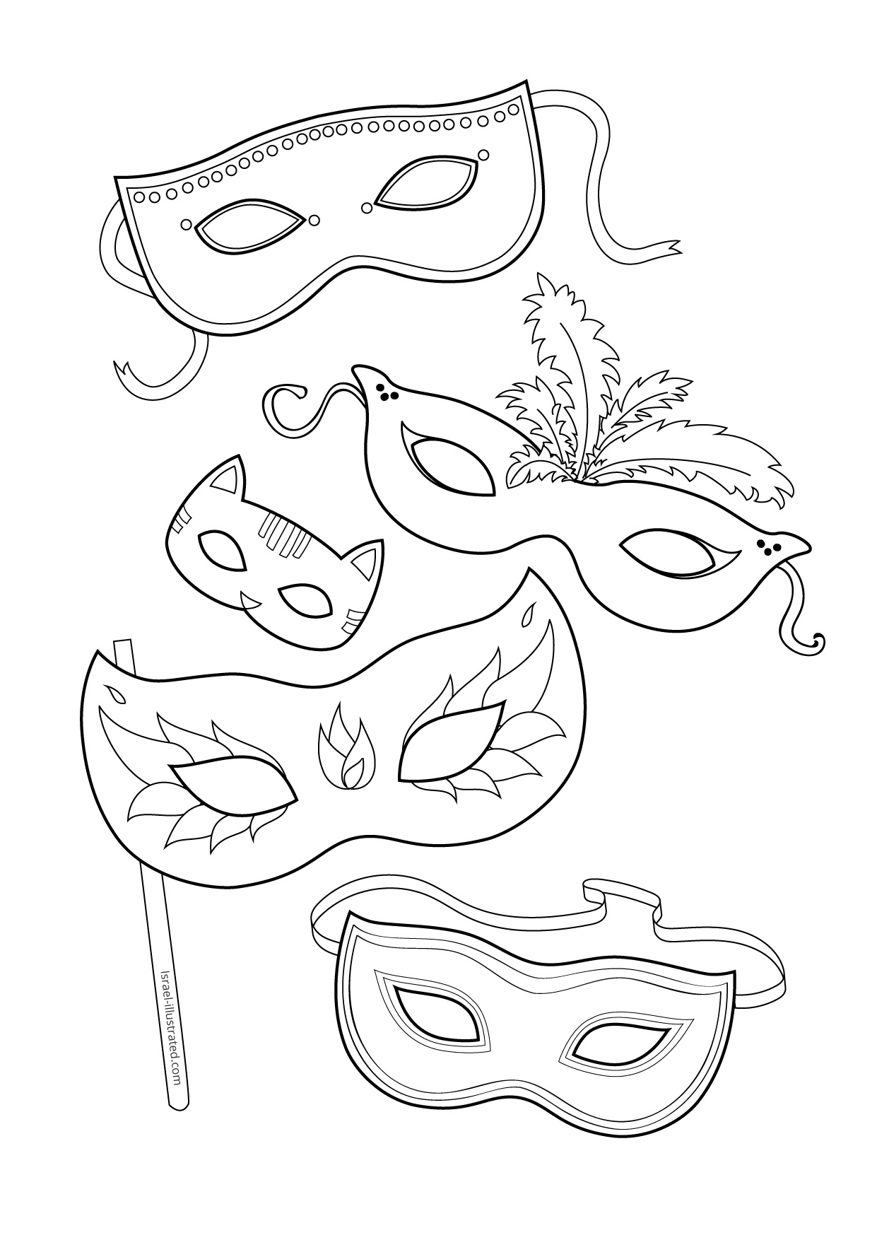 Prinatable purim coloring pages