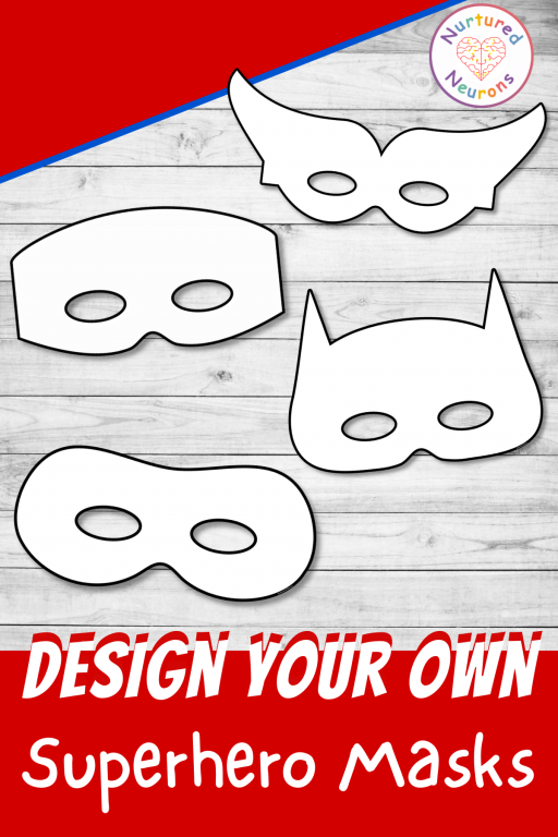 Design your own superhero masks