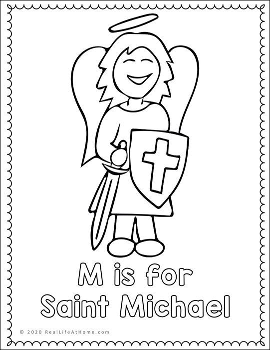 Letter m â catholic letter of the week worksheets and coloring pages