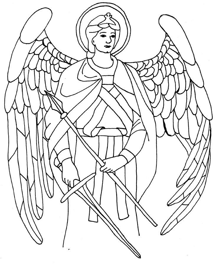 Free st michael coloring page download free st michael coloring page png images free cliparts on clipart library