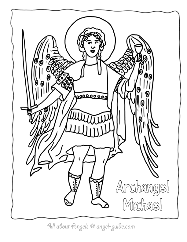 Free st michael coloring page download free st michael coloring page png images free cliparts on clipart library