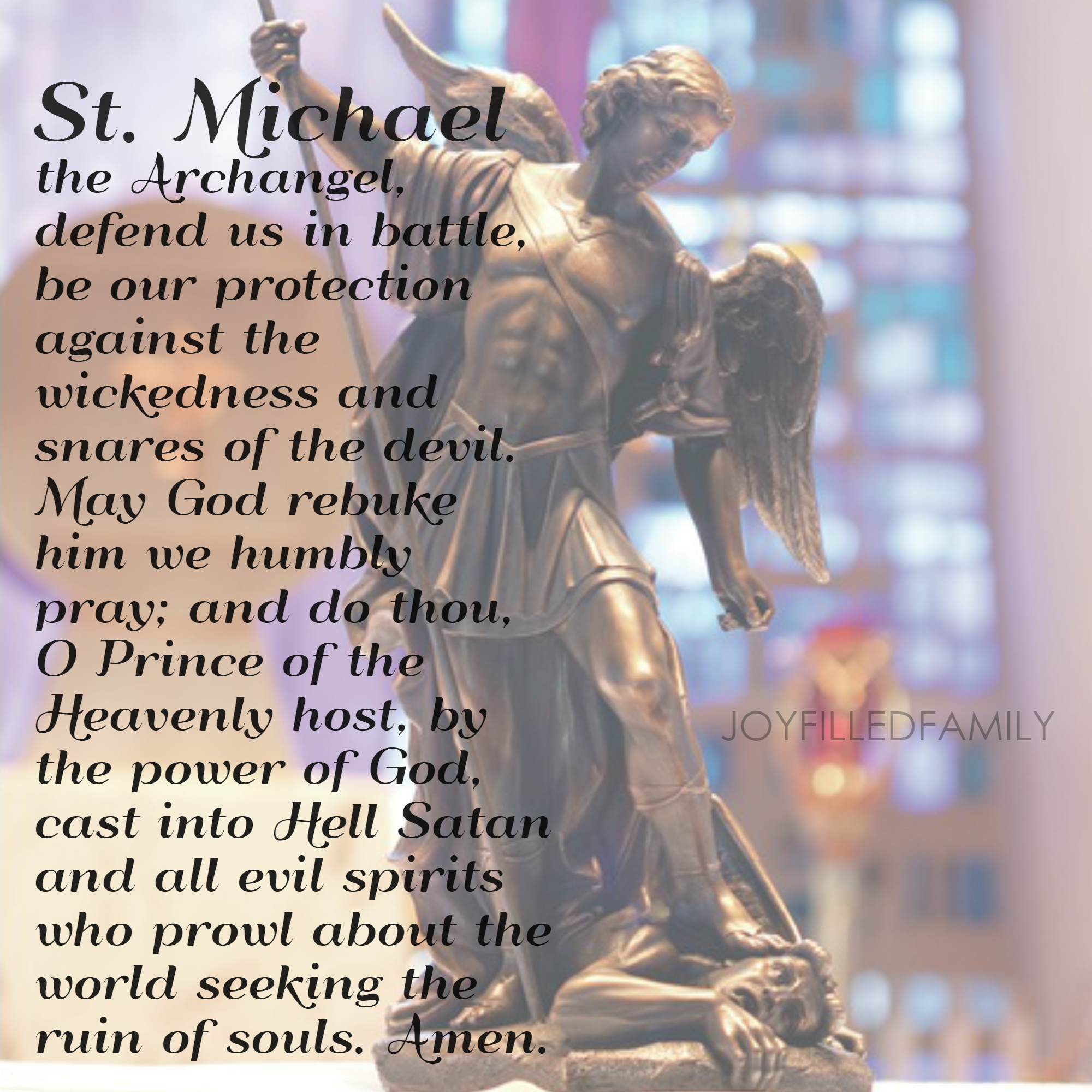 The dedication of st michael the archangel