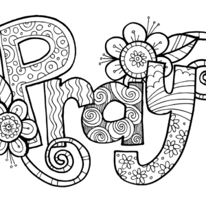 Prayer day coloring pages printable for free download