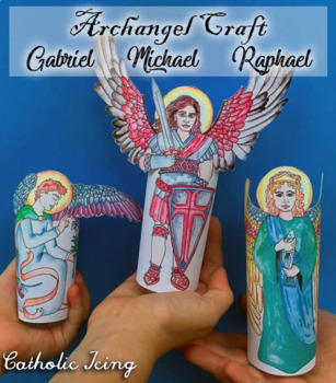 St michael and the archangels printable craft packet tpt