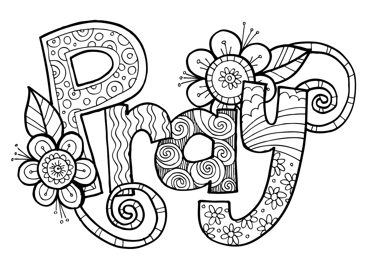 Prayer day coloring pages printable for free download