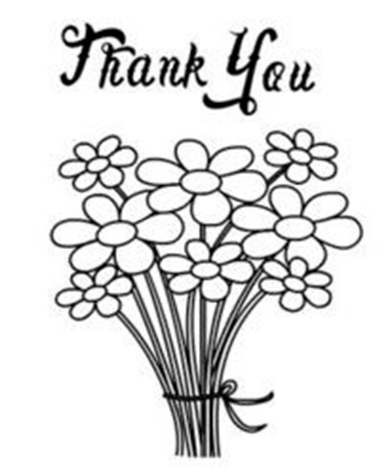 Free easy to print thank you coloring pages