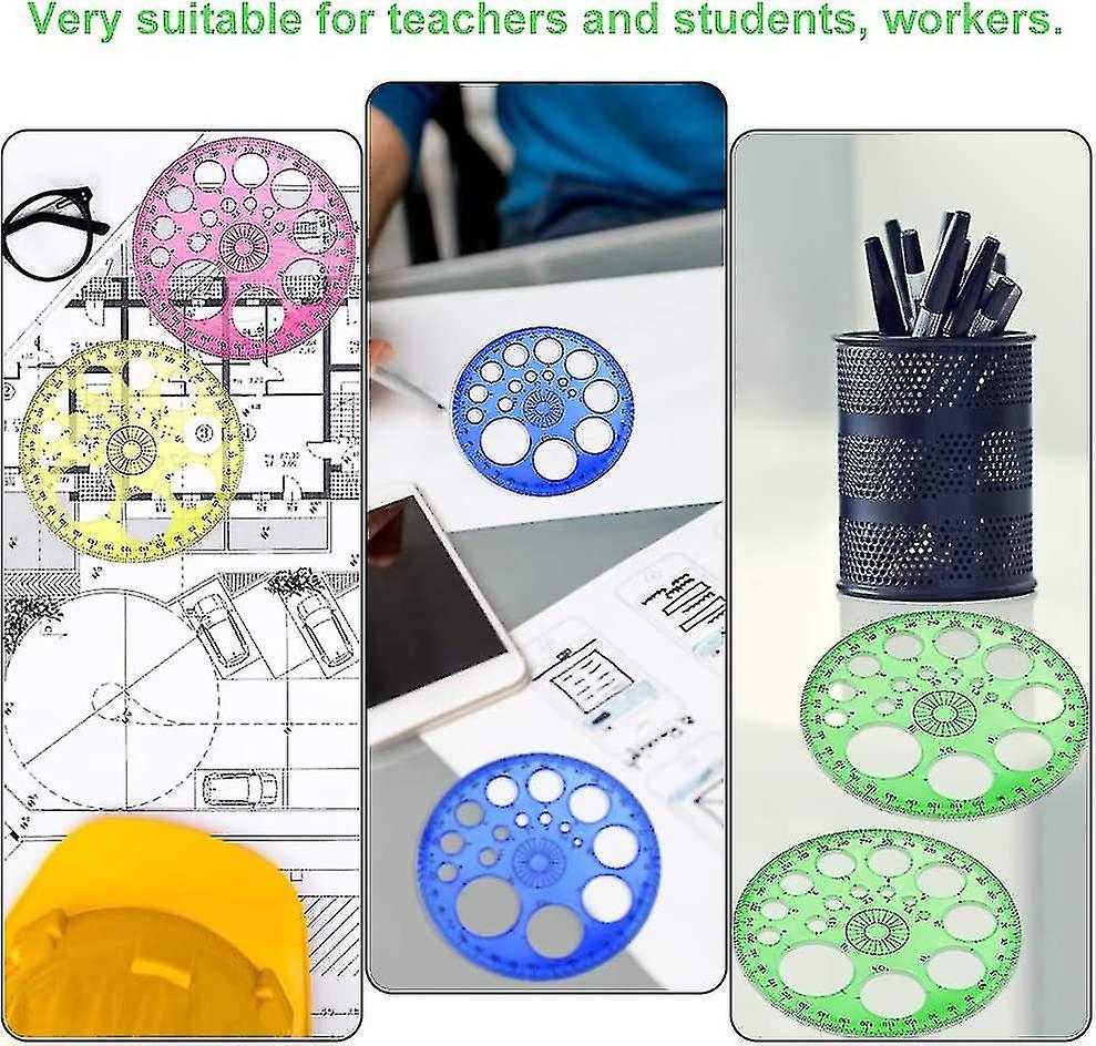 Degree protractor circle ruler math protractors geometry plastic protractor angle measurement tool pass drawing ruler template for school fruugo no