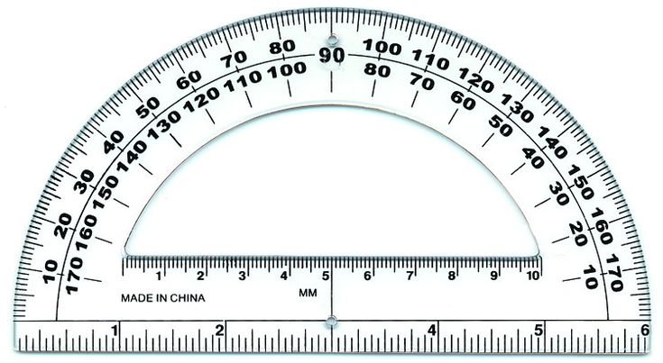 Printable protractor