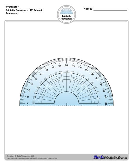 Angles with a protractor