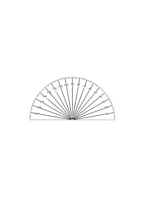 Protractor printable template free printable papercraft templates