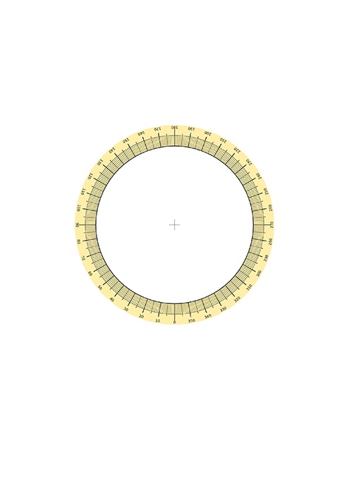 Protractor degrees template free printable papercraft templates