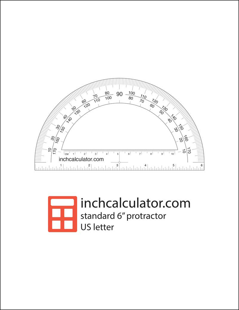 Printable protractor download