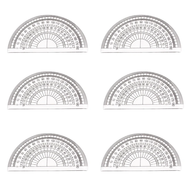 Pc degree tudent for angle meaurement math claroom primary accurate wear reitant tudy upplie clear protractor