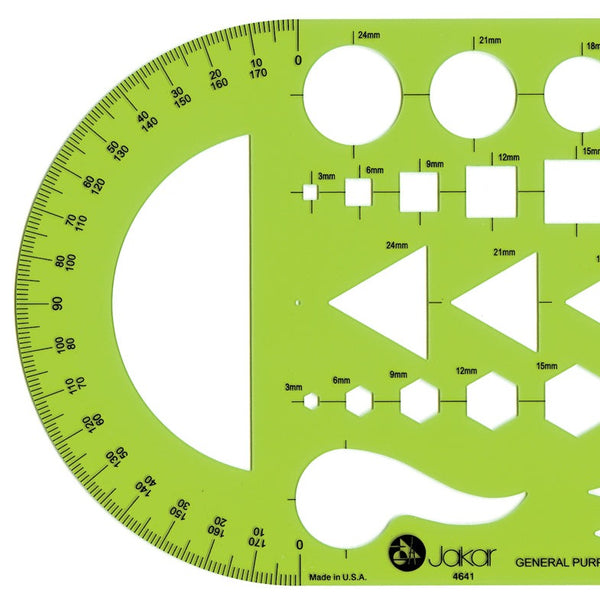 General purpose stencils with protractor â pencil me in