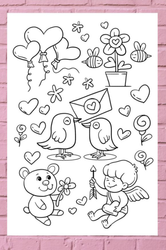 Coloring sheets â page of