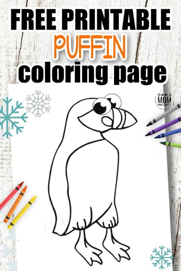 Free printable puffin template â simple mom project