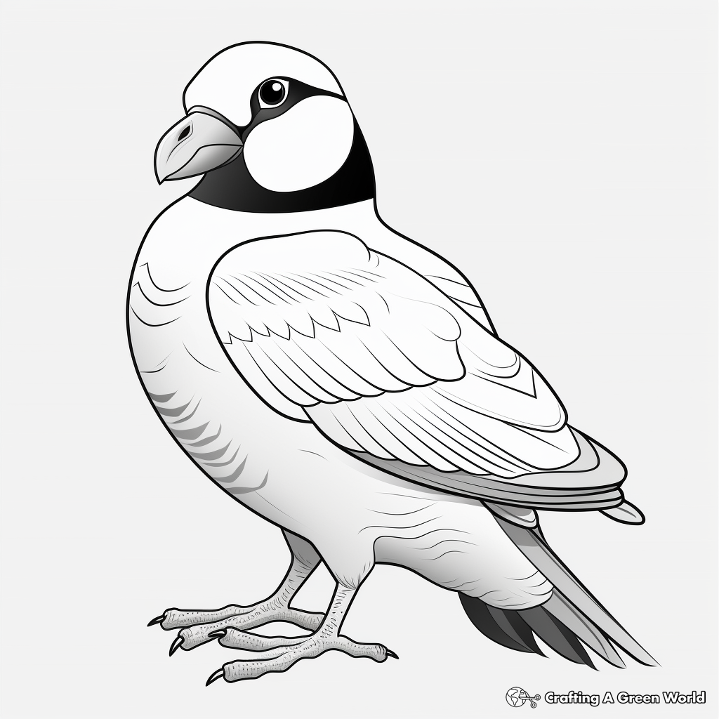 Puffin coloring pages