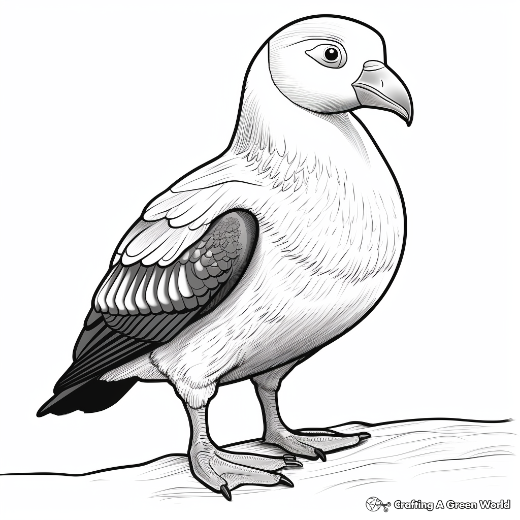 Puffin coloring pages