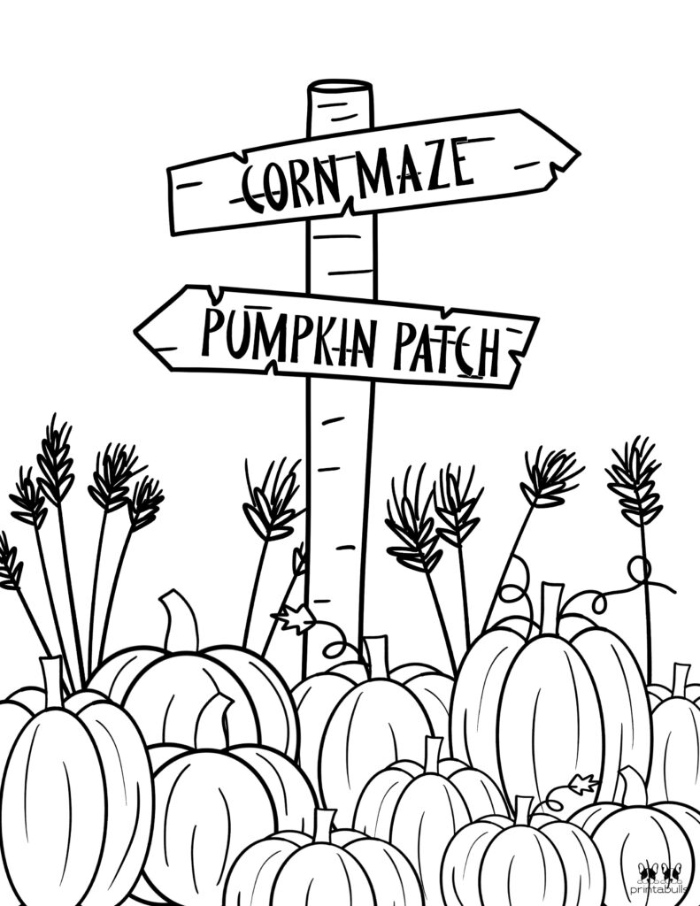 Free printable pumpkin coloring pages sheets